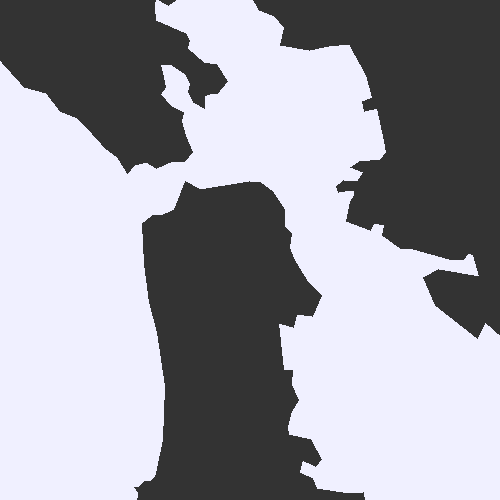Map of the bay area.